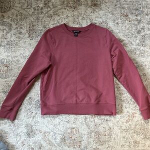 Athleta Crewneck Sweatshirt in Dusty Rose